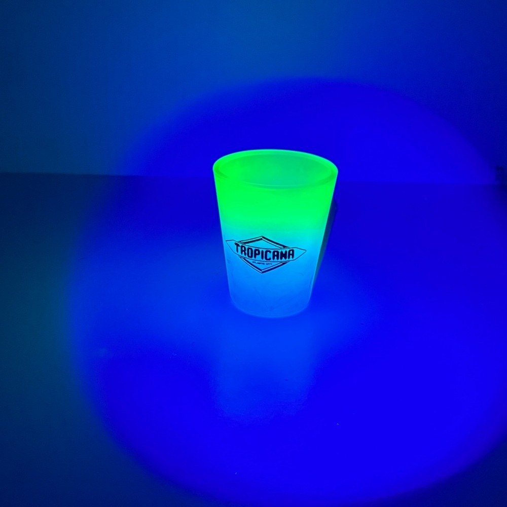 Tropicana Atlantic City Shot Glass - UV Reactive